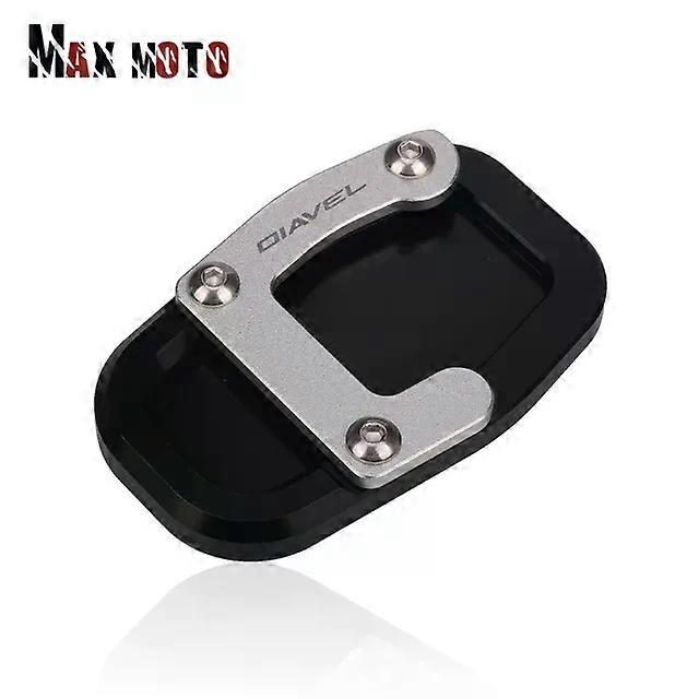 Fit For Ducati Diavel 1260 1260S Diavel1260 20192021 Motorcycle CNC Kickstand Foot Side Stand Extension Pad Support Plate Enlarge