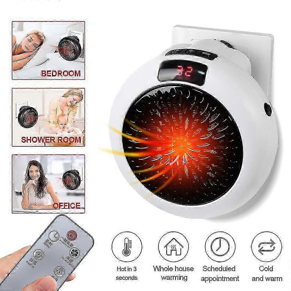 electric car Heater Portable Space Fan With Remote Control