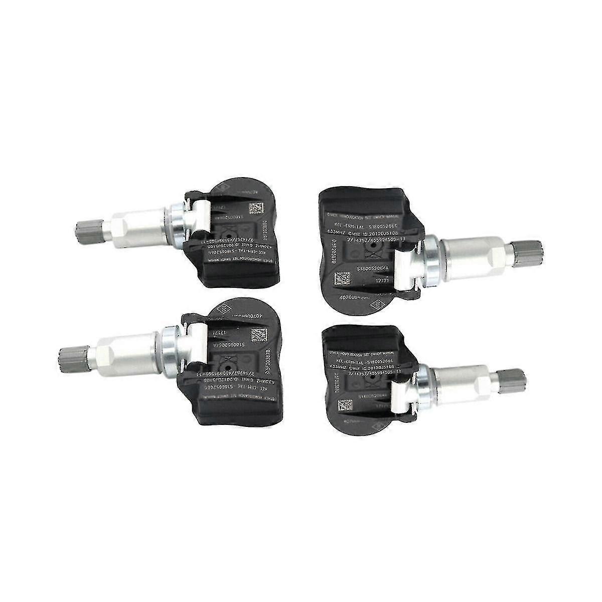 Tire Pressure Monitoring System, 4 Pieces, Suitable for Multiple Car Models such as Frenchi, Metal and Plastic Materials