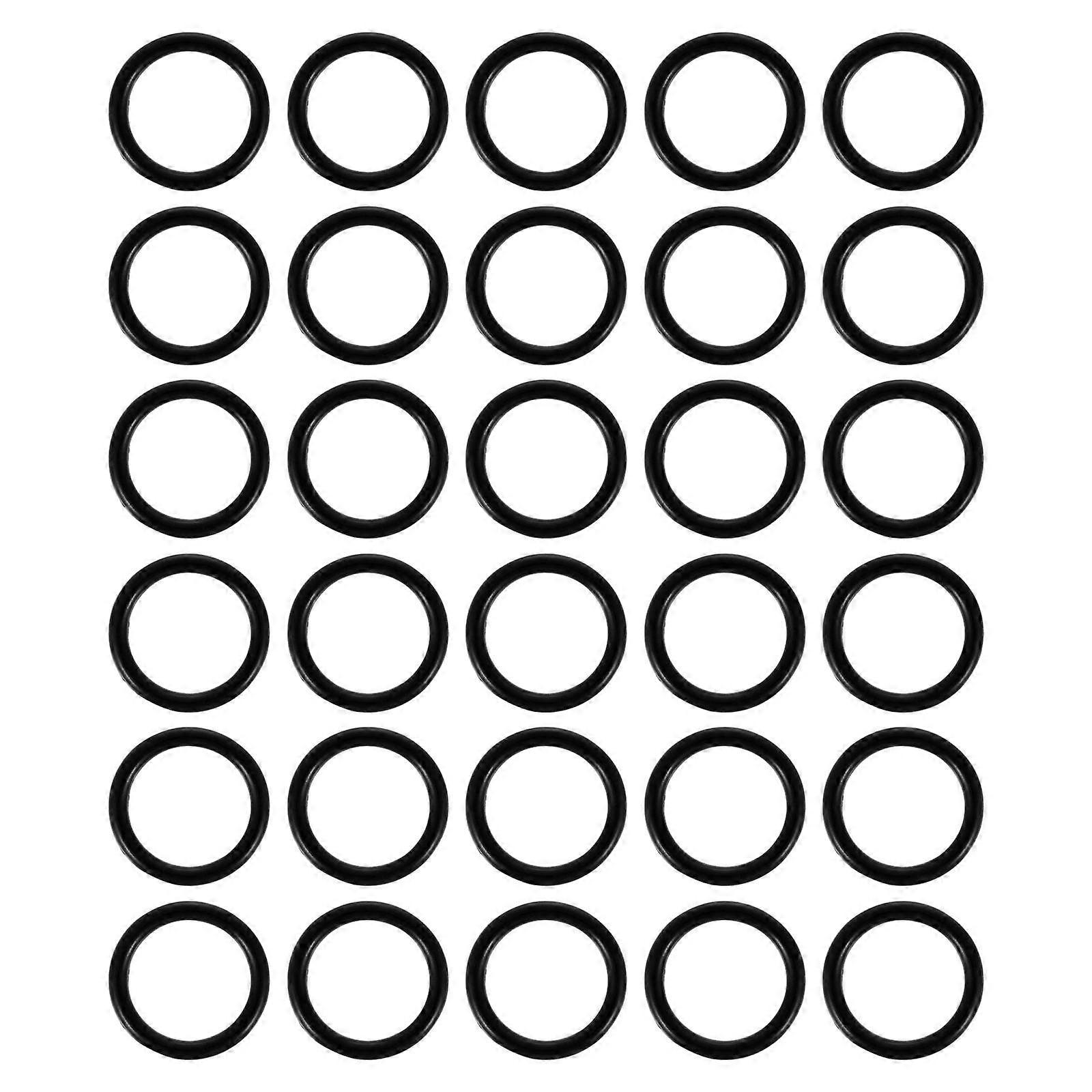 Rubber Washers Assorted for Maintenance Personnel Use in Faucet Applications Black 100Pcs