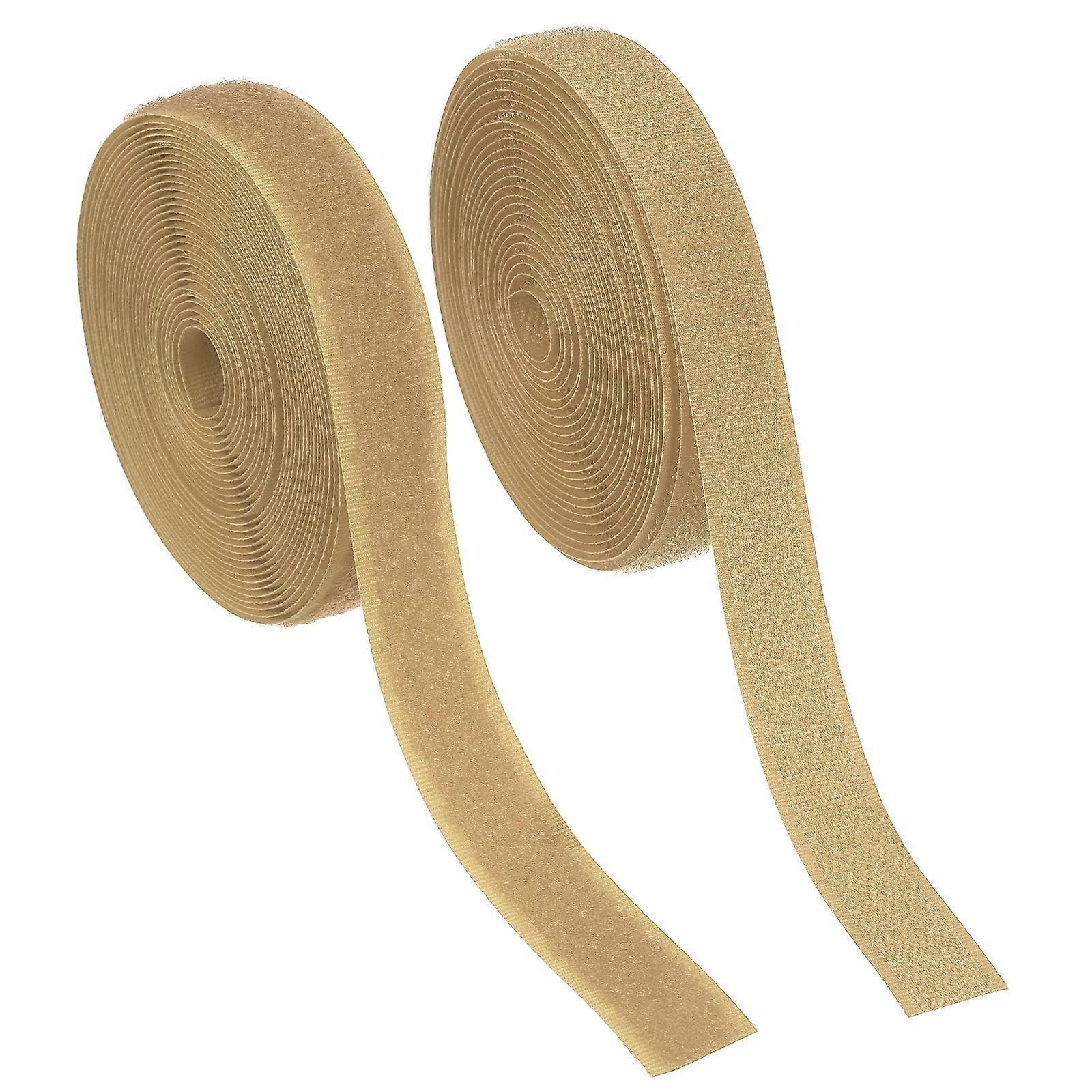 Sew-On Strips 1.9 cm Wide Non-Adhesive Nylon Hook and Loop Fabric Tape 4.5 m for Clothing Crafts DIY Projects