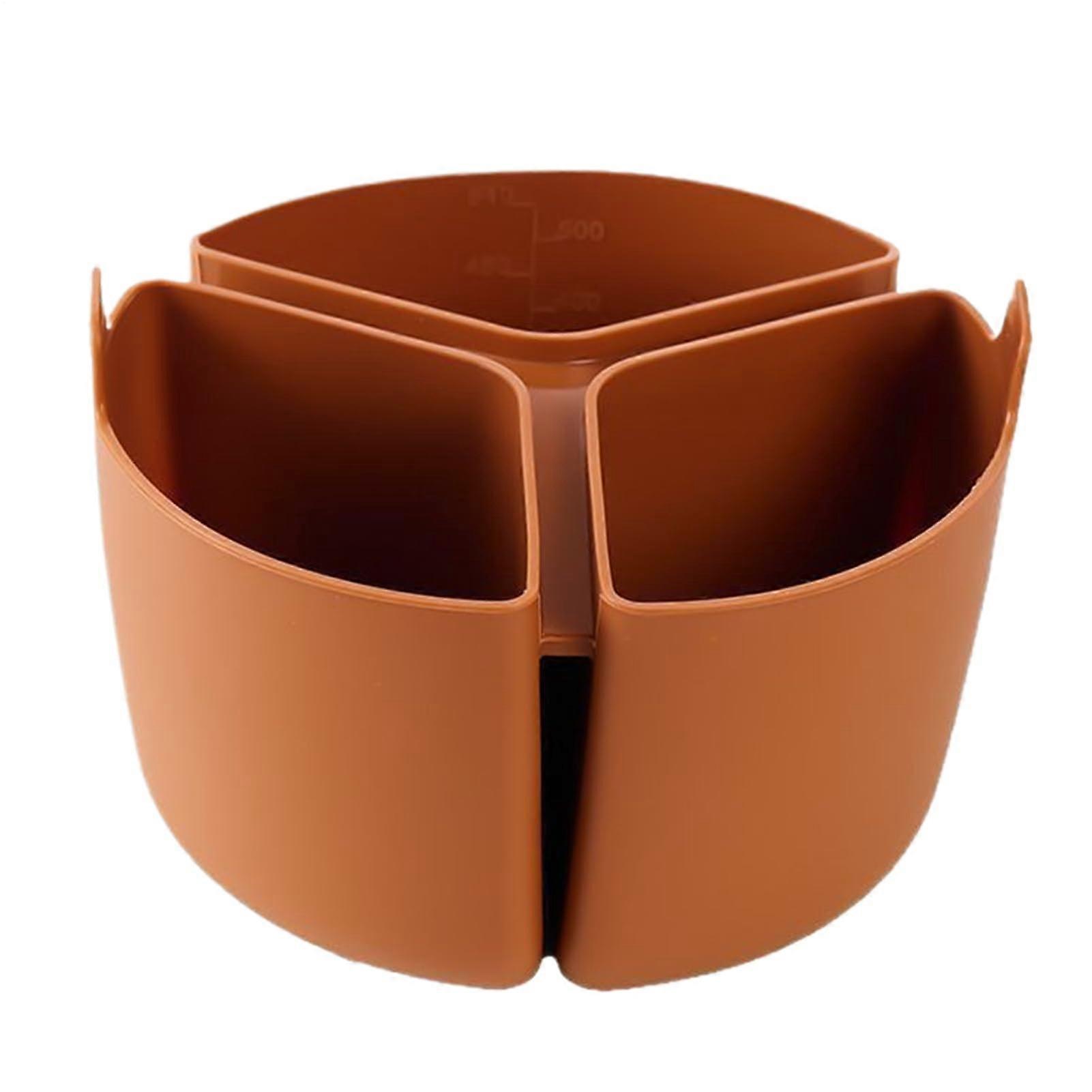 Silicone Stew Pot Liner, Slow Cooker Separator, Heat Resistant, 3 Compartments