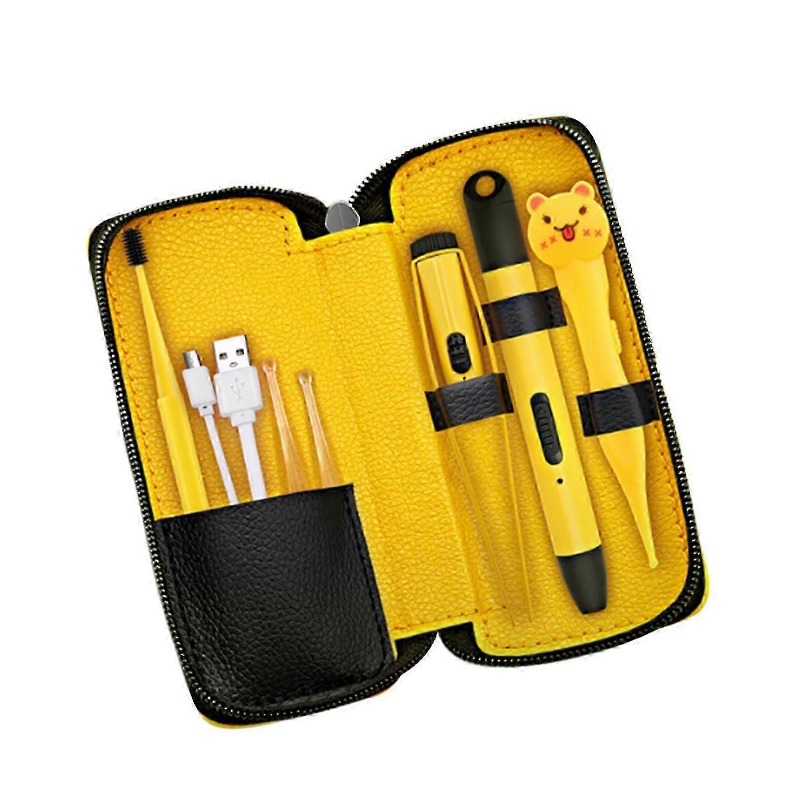 Earpicks Ear Wax Removal Tools With Led Light Flashlight Earpick Ear Spoon