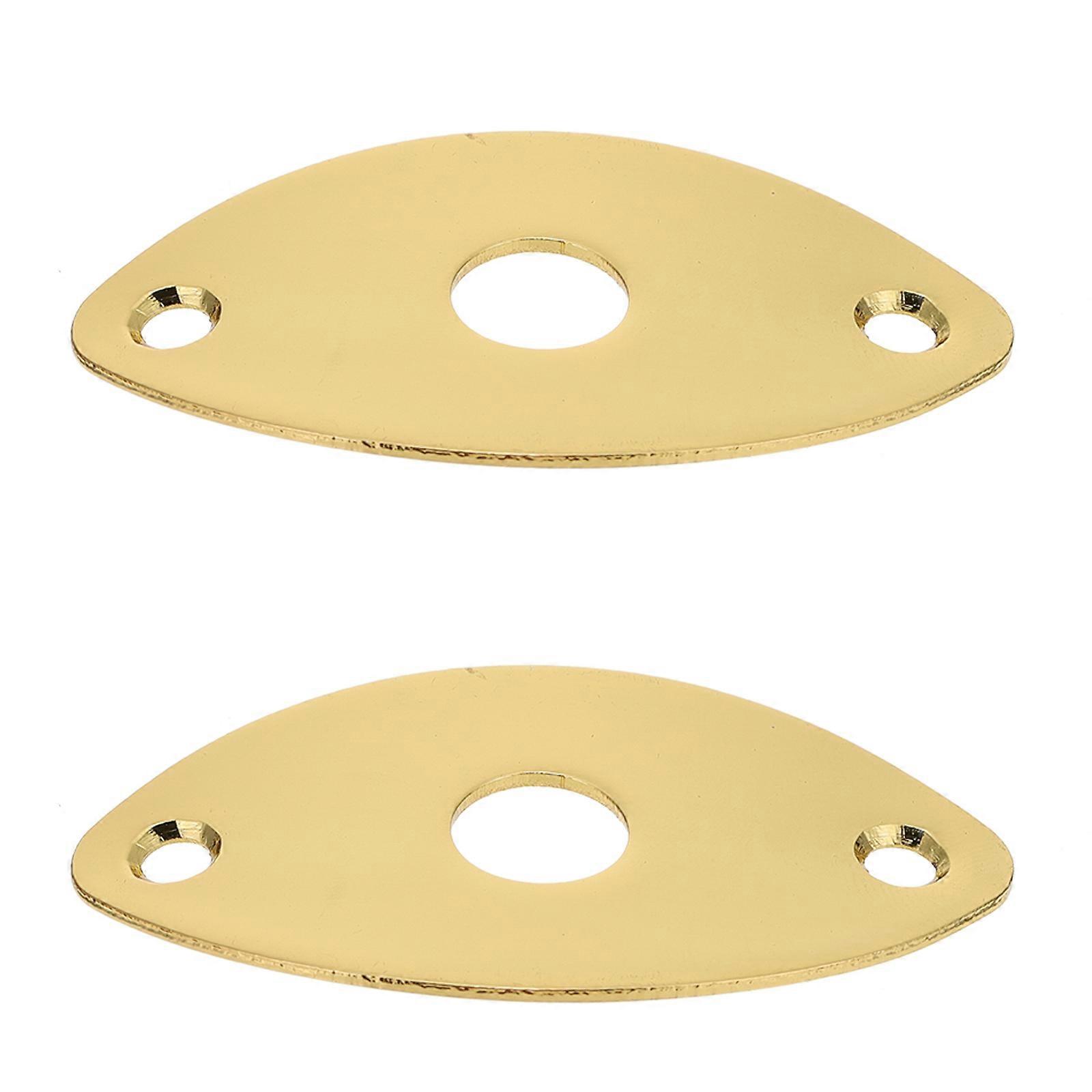 2 Pcs Practical Wearable Electric Guitar Jack Baffles Supplies