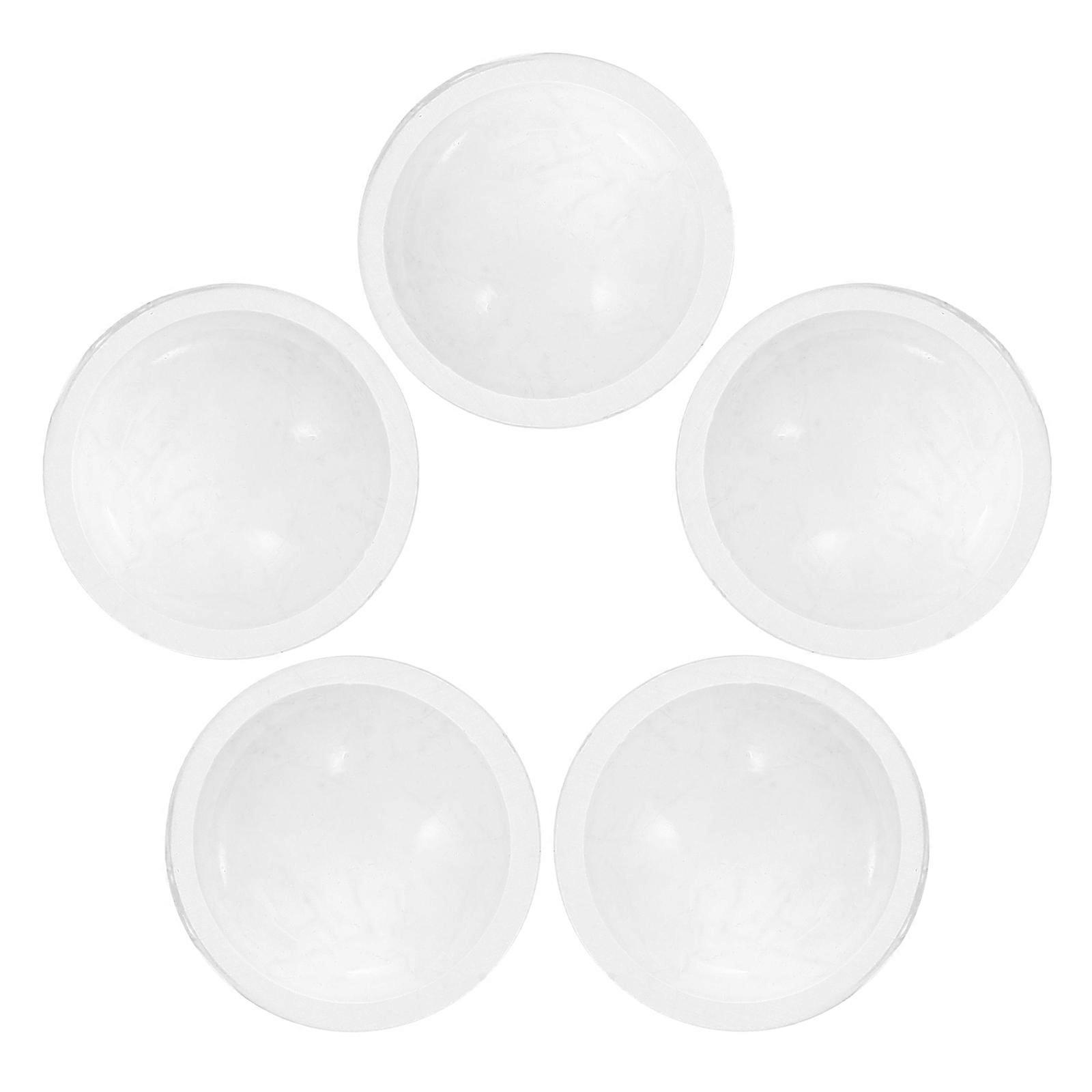 Masteelf 5pcs 16mm Convex Lens Replacement for Flashlight Optical Glass Magnifier Accessory