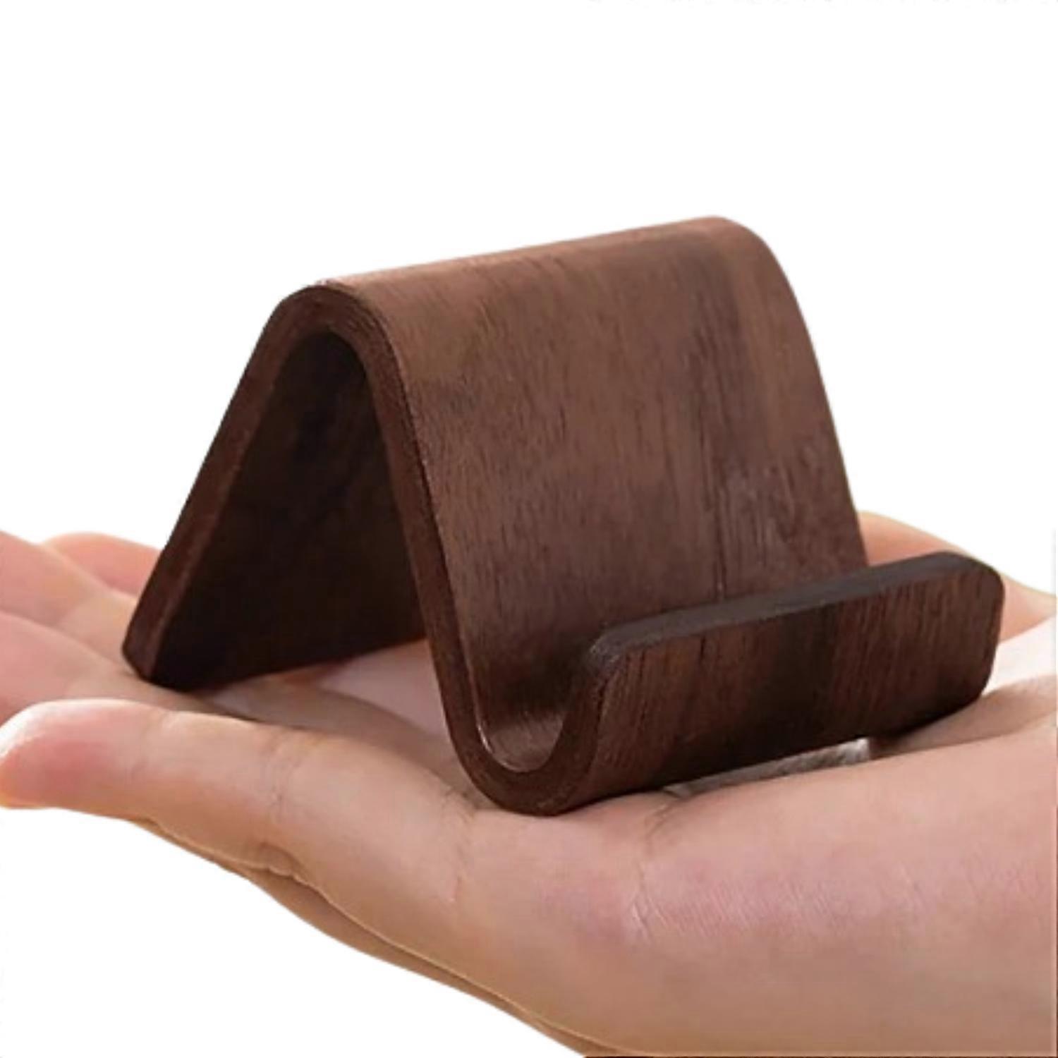 Wooden Phone & Business Card Holder (available In 2 Designs)