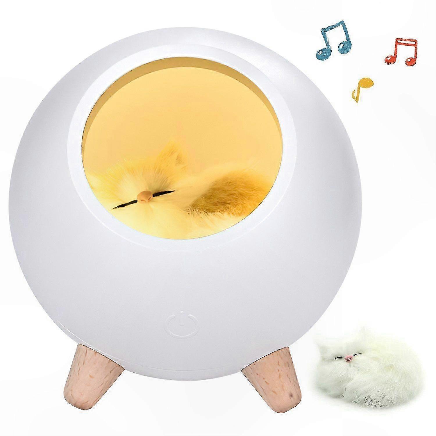 Bluetooth Speaker with Night Light Ambient Warm Glow for Relaxing Atmosphere Pet Friendly Illumination Solution