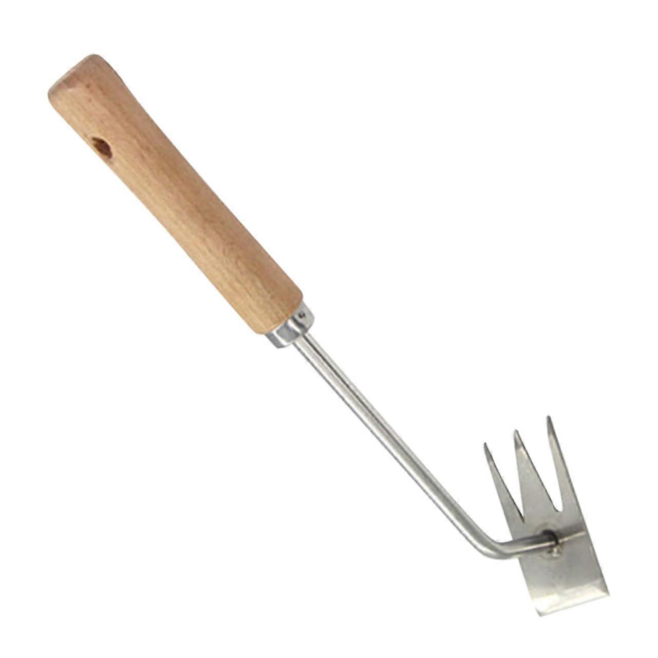 Practical weed puller with wooden handle
Durable hand weeder for gardening tasks to remove weeds in hard soil
garden tool