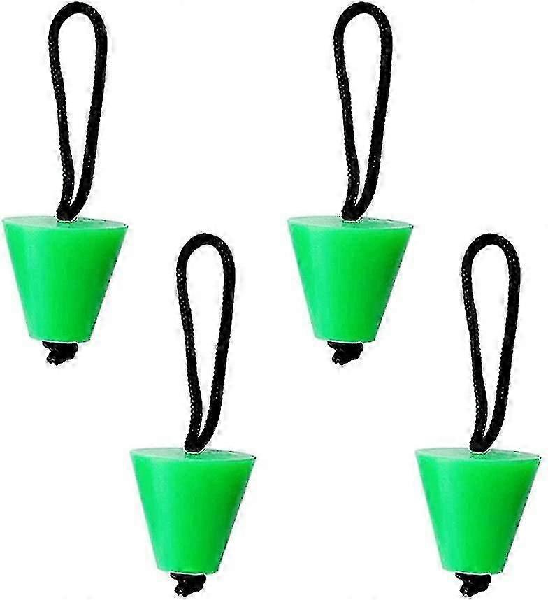 For 4PCS Kayak Scupper Plug - Universal Silicone Scupper Plugs for Drain Holes, Plug Cap with Lanyard for Kayaks