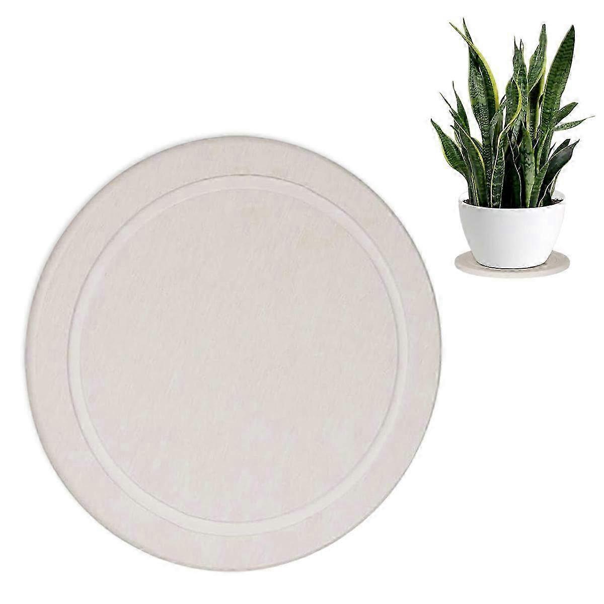 Indoor Diatomaceous Earth Plant Stew Pot & Drainage Tray - Stone Gray Drip Tray for Healthy Indoor Plants