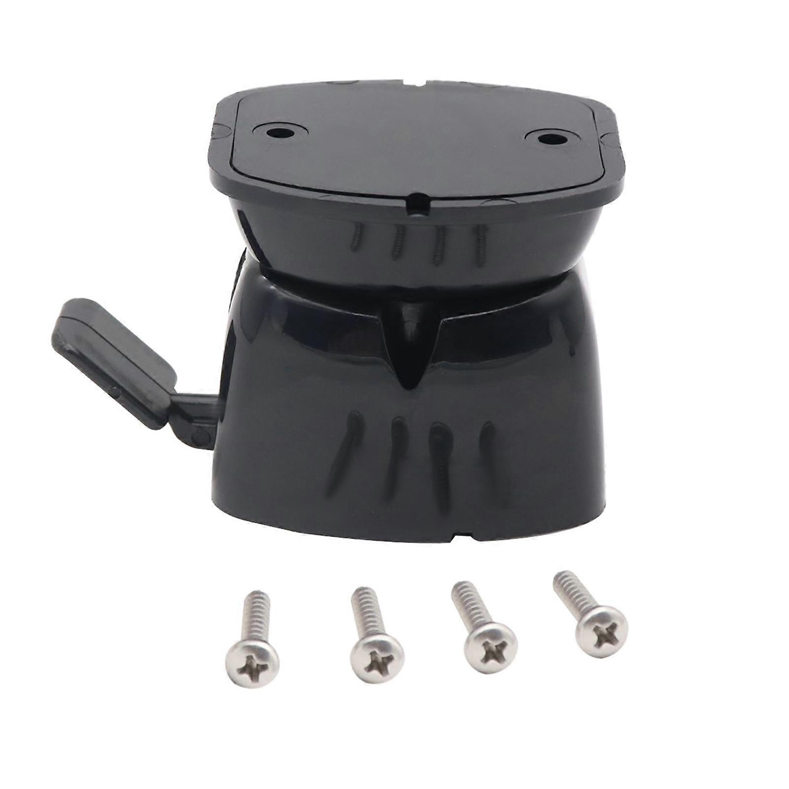 RV キャンピングカートレーラーボートホーム用ネジ付きブラックナイロンドアストップホルダー