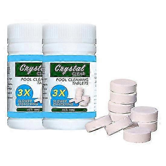 2x Pool Cleaning Tablet Chlorine Tablet Swimming Pool Spa