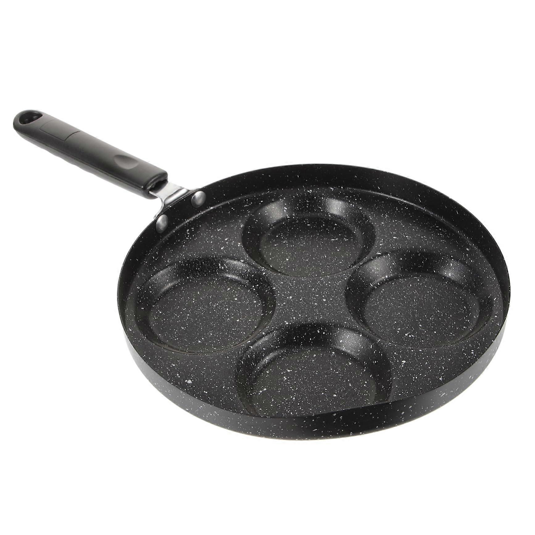 Non-Stick Fried Pan Compartments One-Piece Pan For Cooking And Pancakes All Stovetops Compatible Energy Saving Design