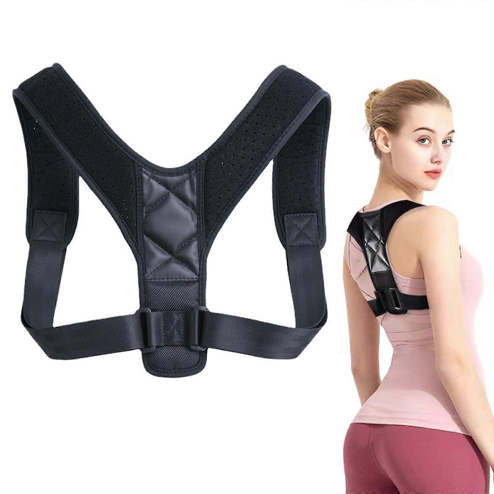 Posture Correction Back Support, Comfortable Posture Trainer, Relieves Back Pain, Adjustable Size