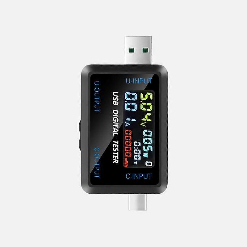 USB Tester USB C Cable Tester 4.536V 05A, Voltage Current Capacity, Power Meter