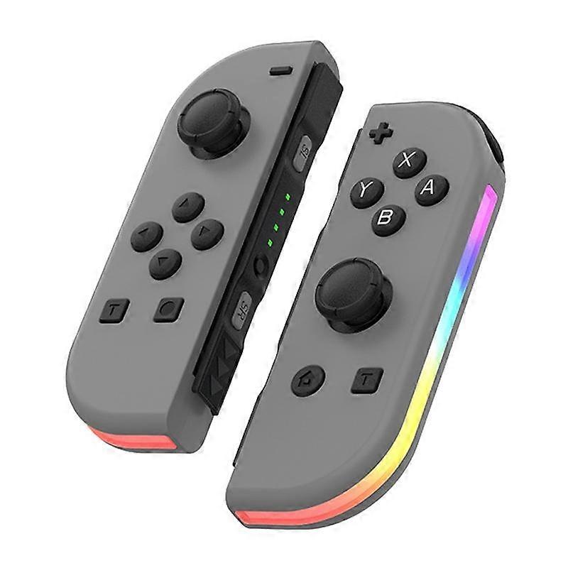JOY-02 Gaming Left Right Handle With RGB Lights For Switch Grey