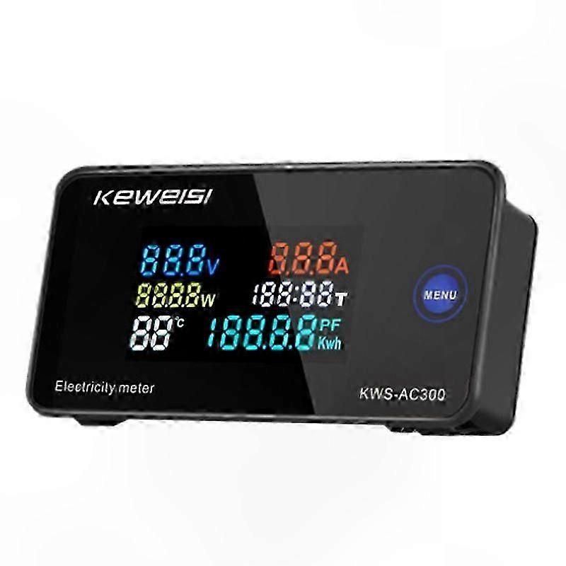 Digital Voltmeter AC 50-300V 45-65Hz LED Wattmeter 0-10A Power Energy Meter Voltage Detector