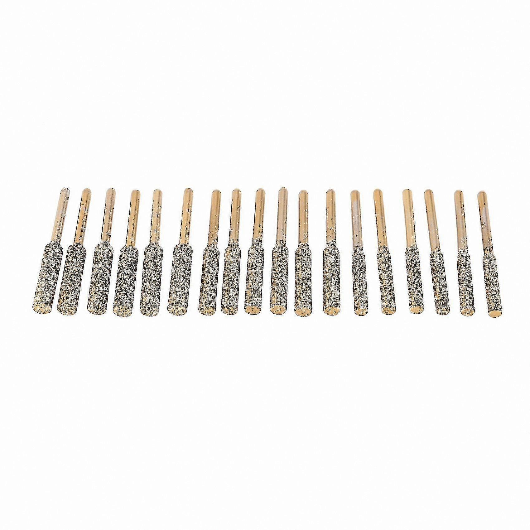 18-Piece Diamond Chainsaw Sharpener Set - Titanium Coated Burr Stone File for Sharpening Tools