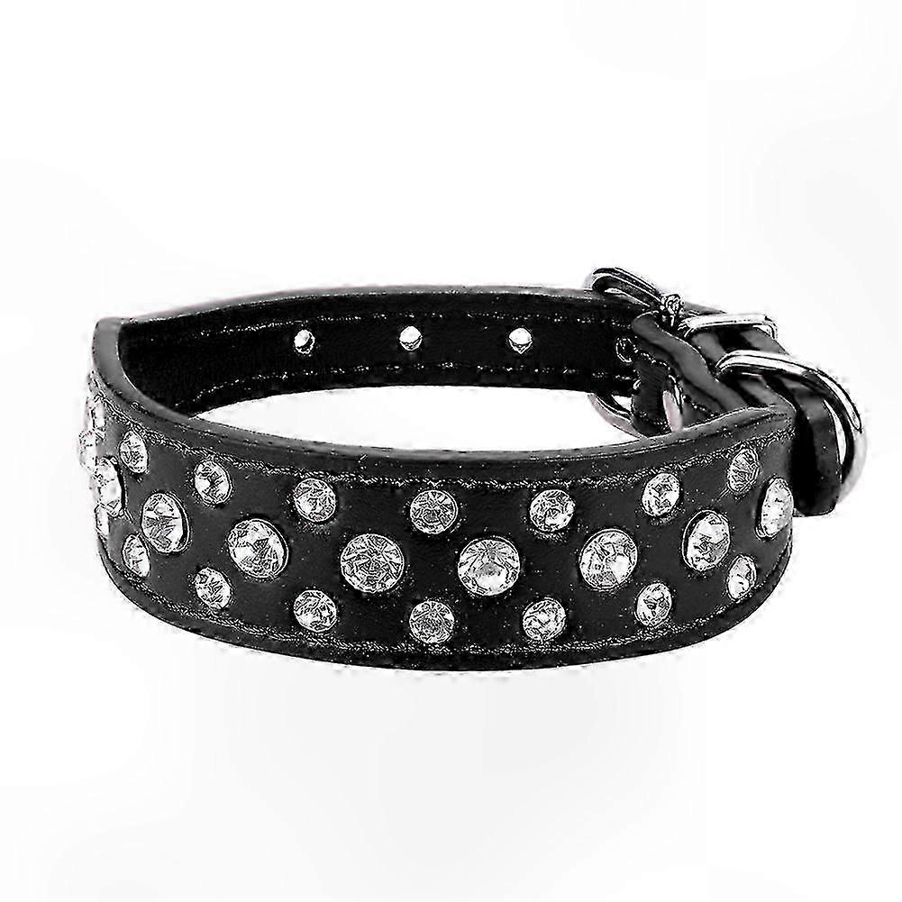 قابل للتعديل الأليفة جرو بريق حجر الراين طوق بلينغ الديكور