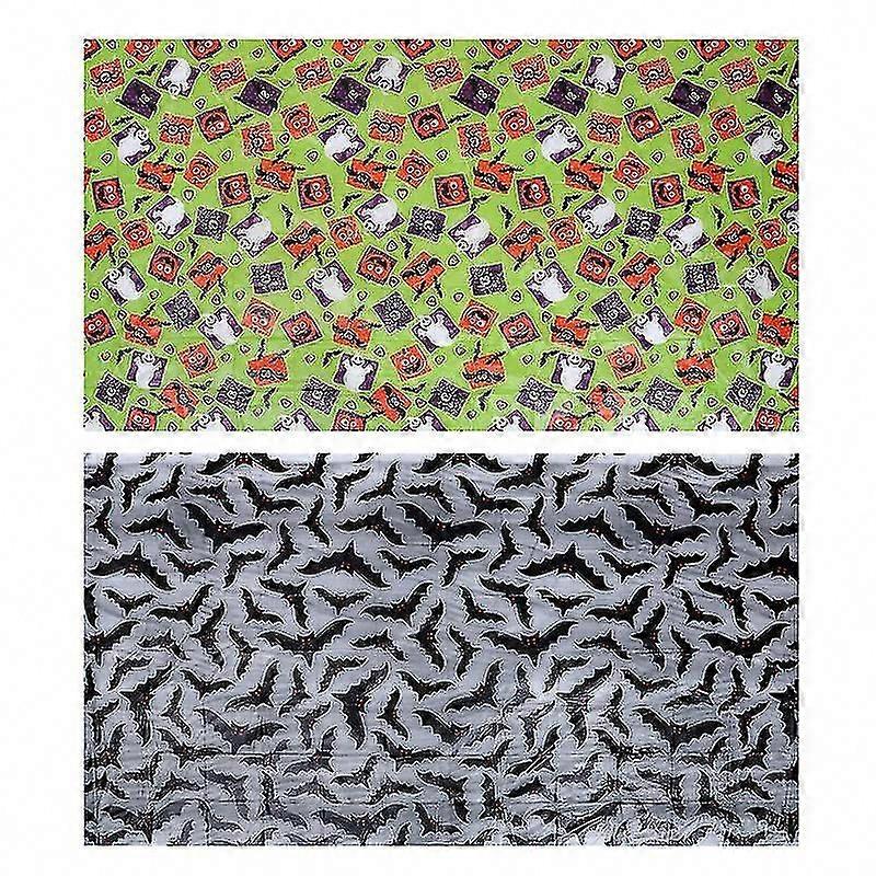 2pcs Halloween Tablecloth for Spooky Party Decorations