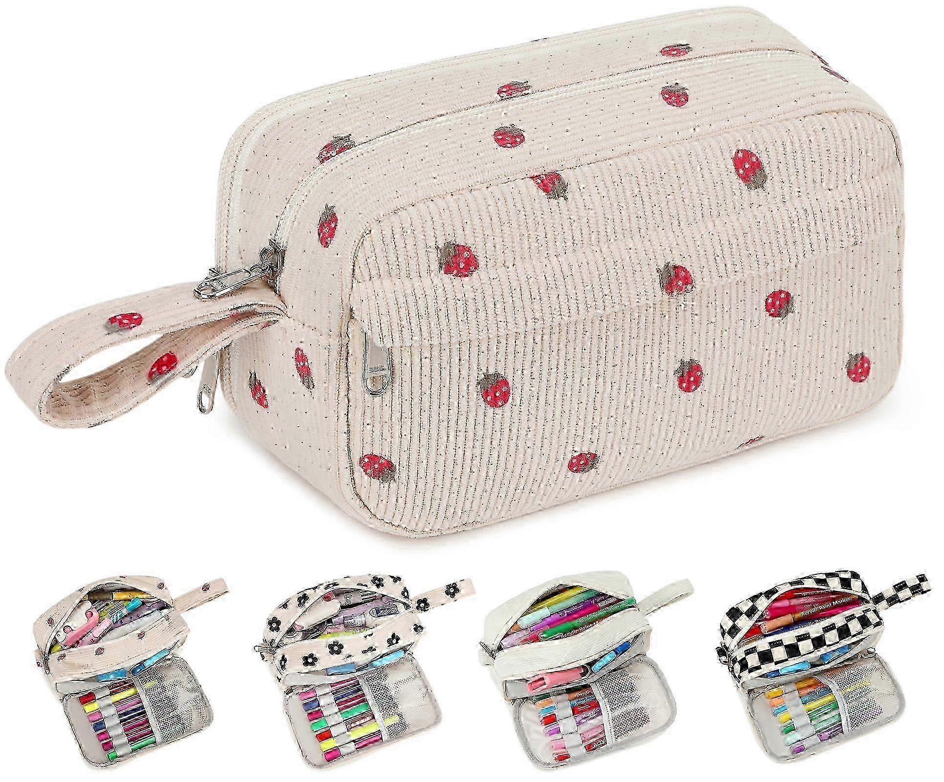 Large Capacity School Pencil Case for Students with Multiple Compartments and Durable Design