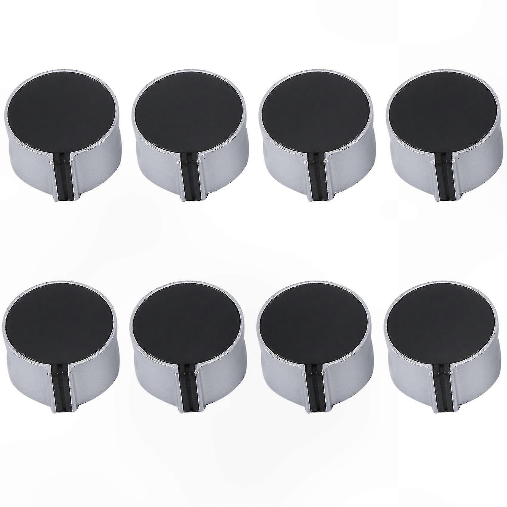 8 Pieces Cooktop Knobs, 8mm Universal Oven Control Switch Replacement for Kitchen Appliances