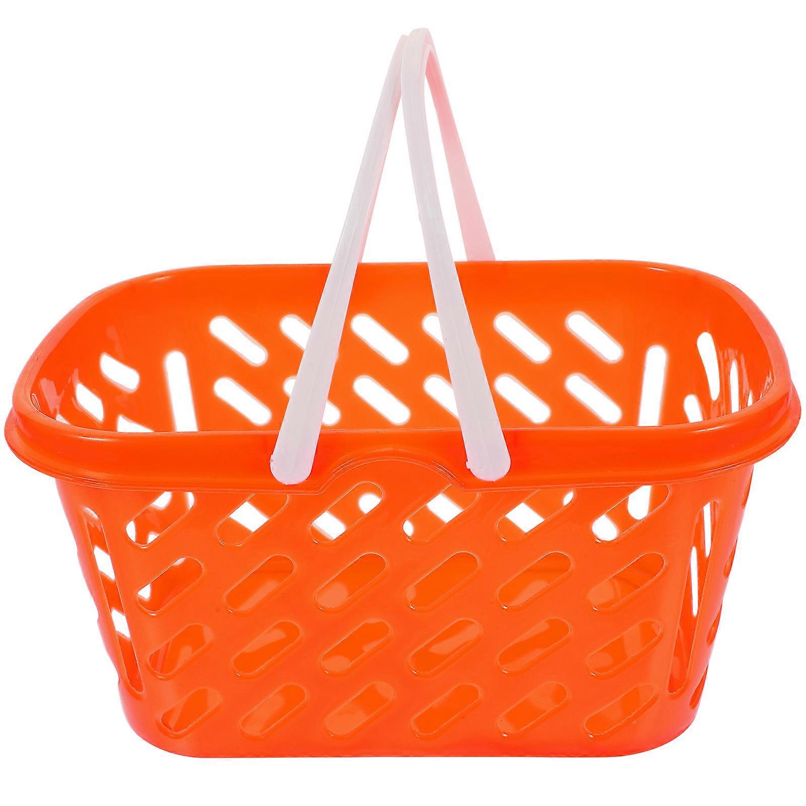 Fishing Toy Basket Portable Kids Plastic Shopping Basket for Storage