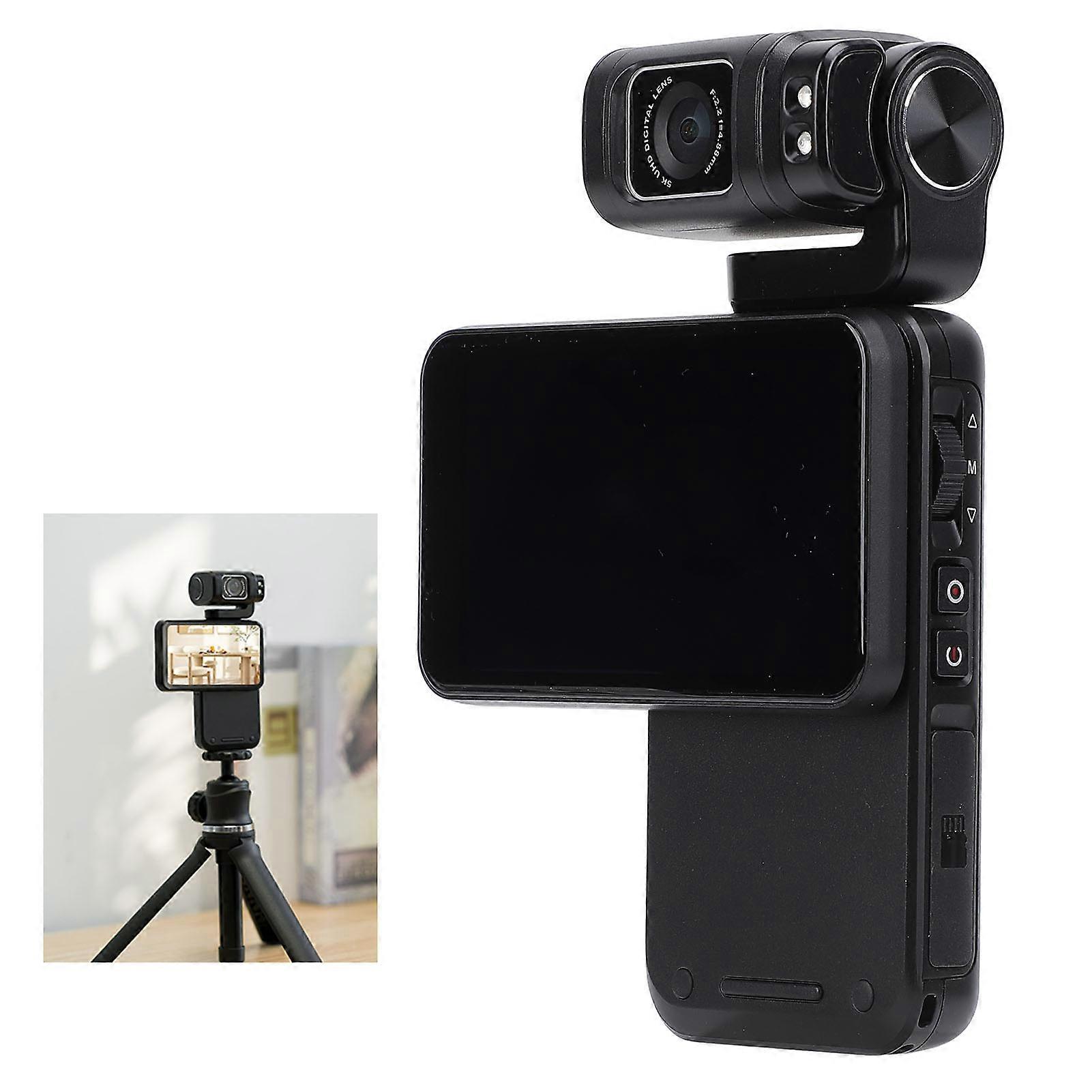 5K 48MP Vlogging Camera 3.5" Touchscreen 32GB Storage Battery