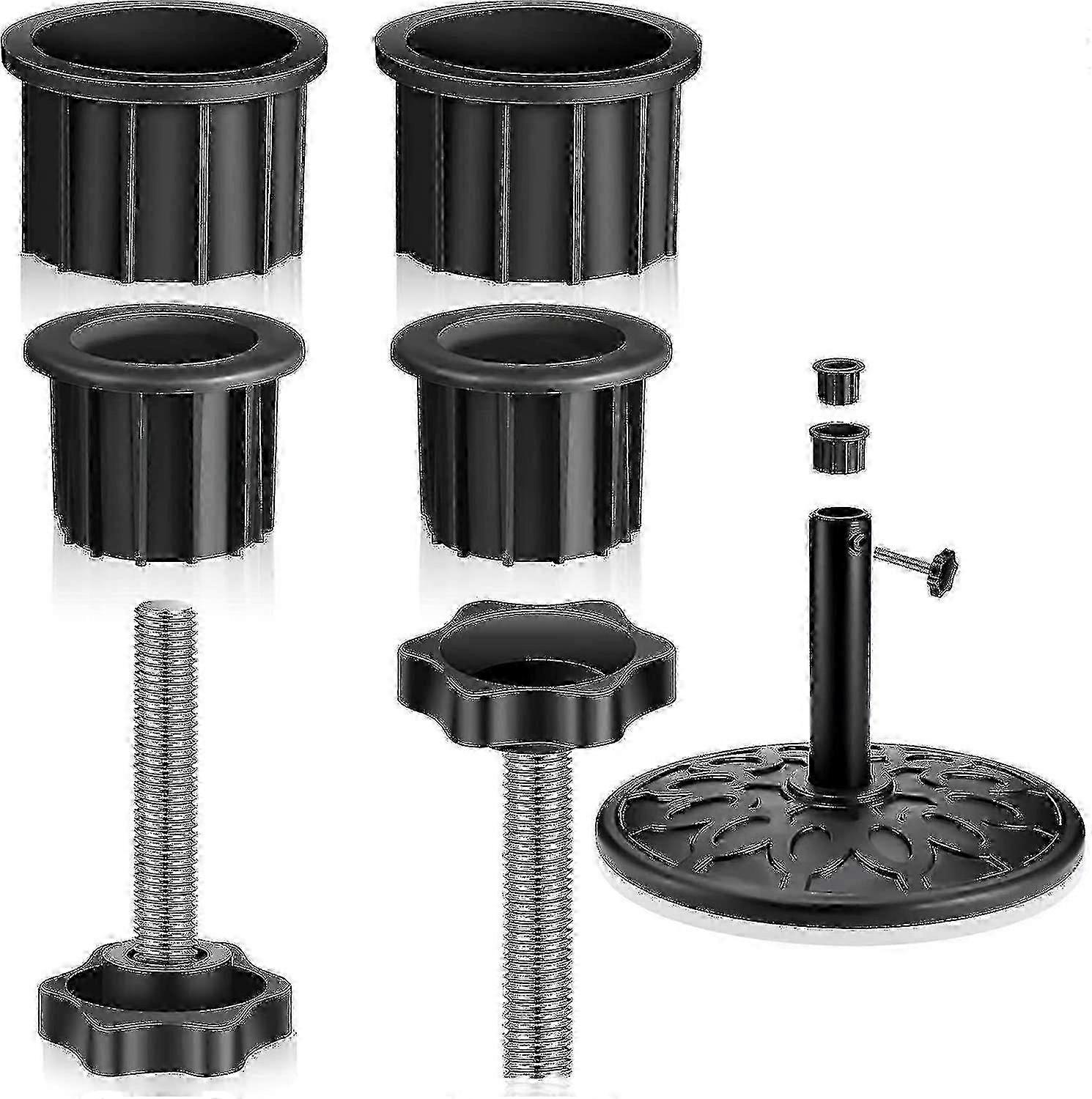 6pcs Umbrella Base Holder Hole Ring Plug Cover And Cap