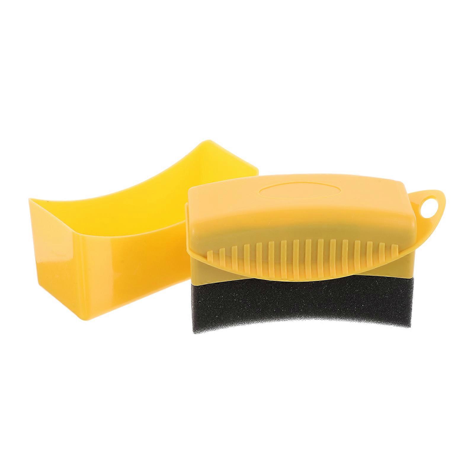 Tire Dressing Brush Curved Car Tires Edge And Corner Cleaning Wax Application 1Pack