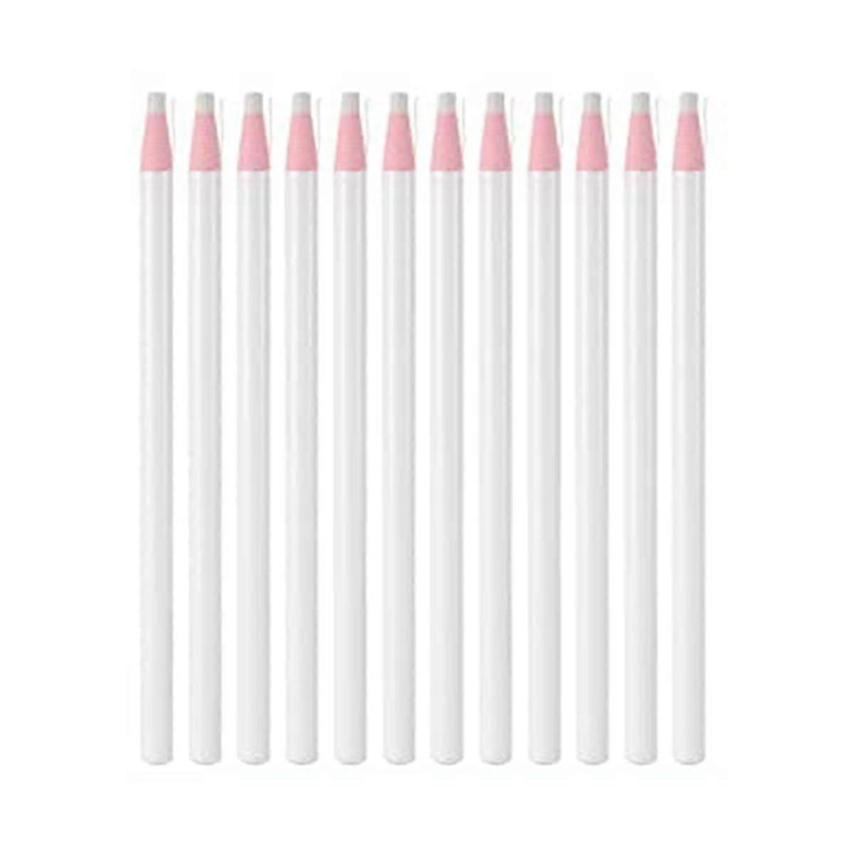 48 Pcs White Chalk Pencils Sewing Mark Pencil Fabric White Chalk Markers Industrial Invisible Erasa