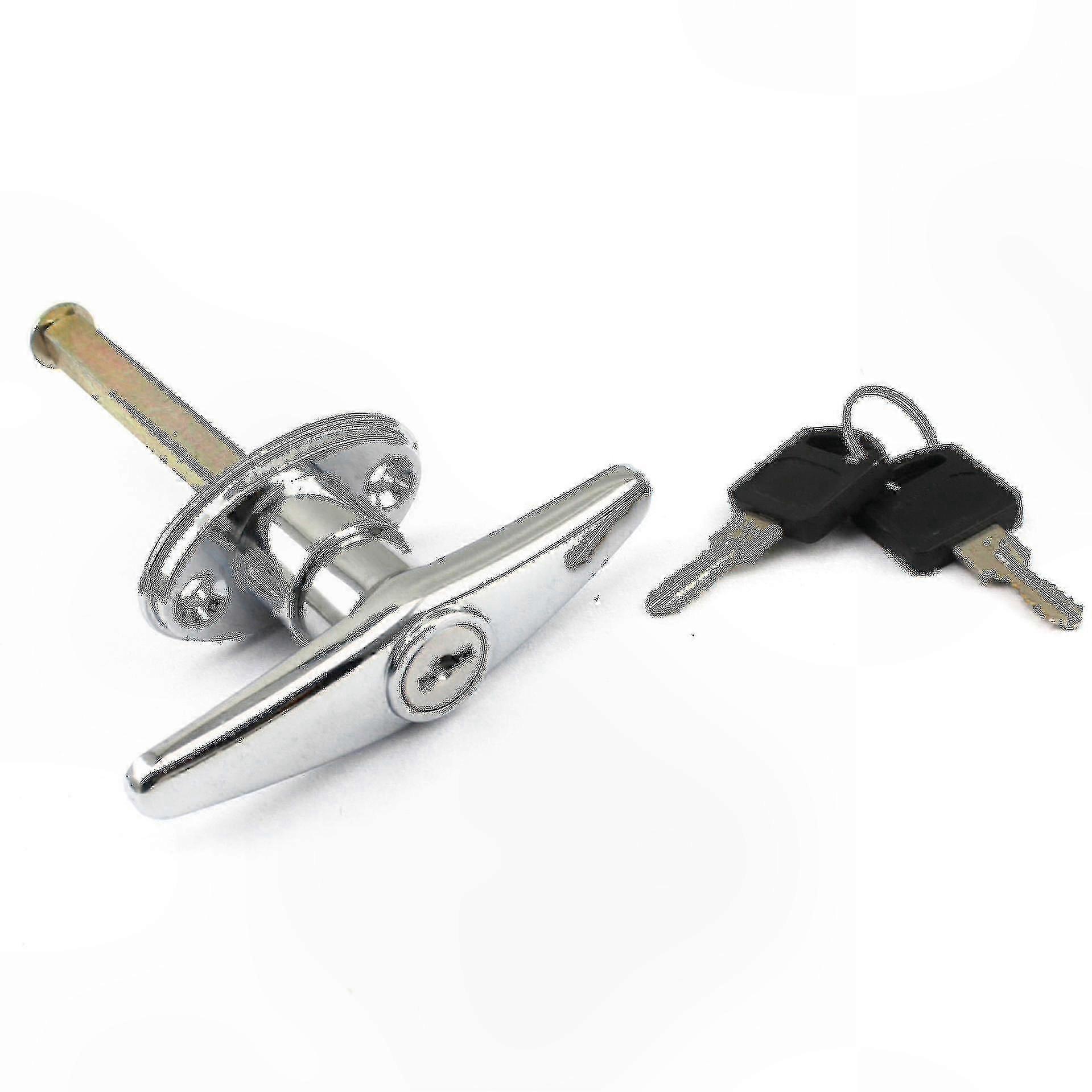 Garage Door Locking Handle with Cross Design and 2 Keys