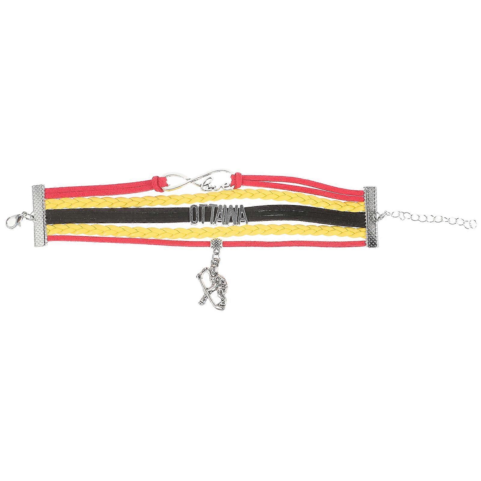 German Flag Bracelet Creative National Flag Bracelet for Decor