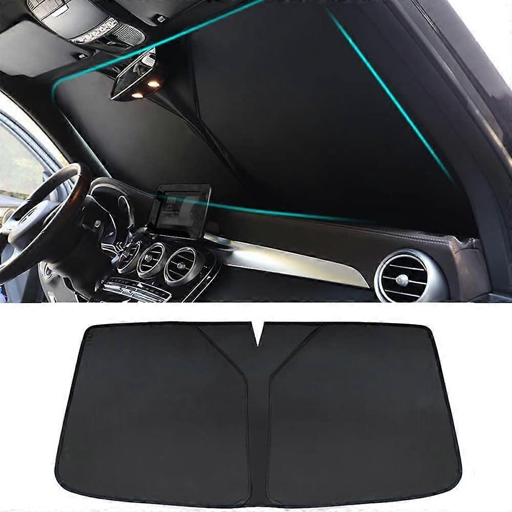 Car Front Window Windshield Side Sunshade Visor UV Blocking Foldable Sun Shade Frontgear