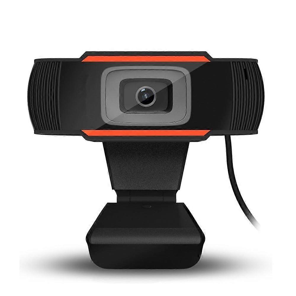 720P HD USB Web Camera Webcam Video Recording with Microphone for PC Laptop Desktop(Black)