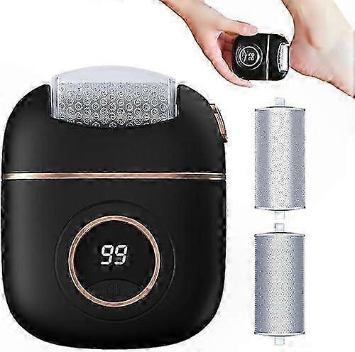 Rechargeable Electric Foot Care Tool with Digital Display for Callus Removal on Toes, Heels, and Soles