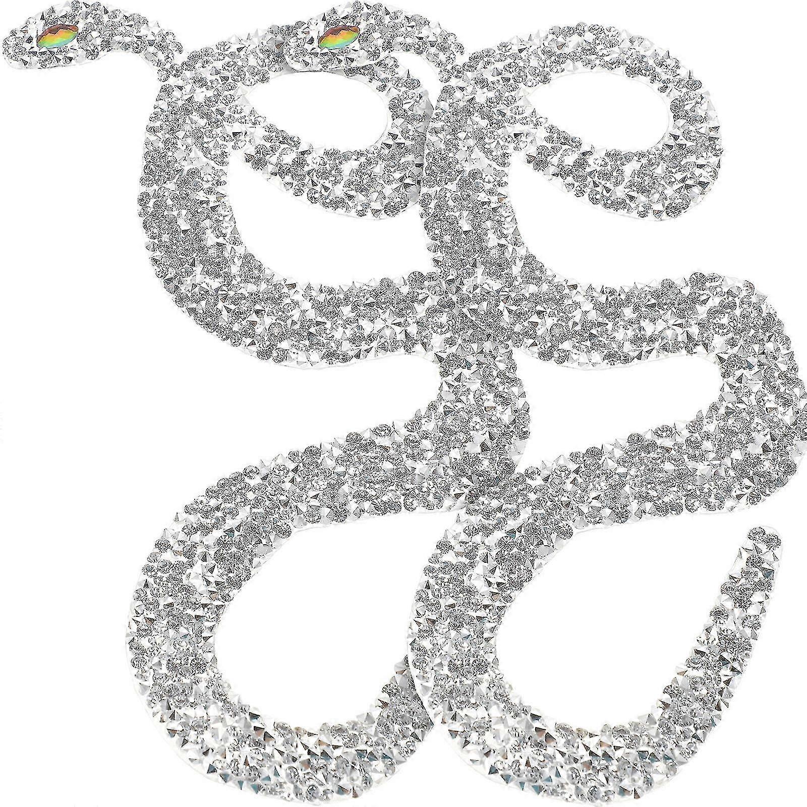 2025 2 Pcs Clothing Clothes Snake Embroidered Badge Sew Patch Snake Applique Coat Patch fast