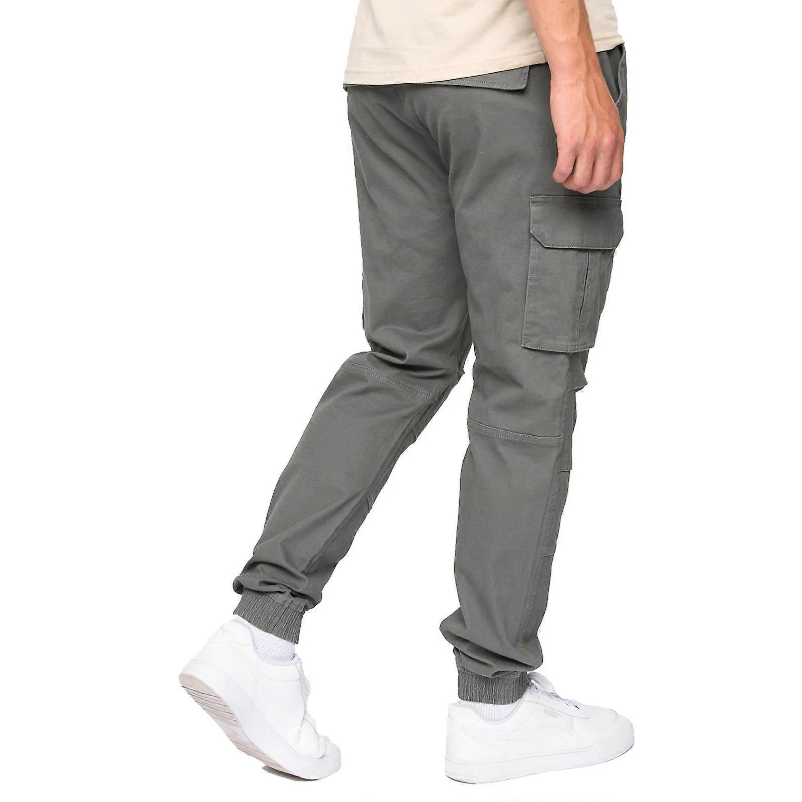 Crosshatch Pendles Cargo Pants Deep Forest