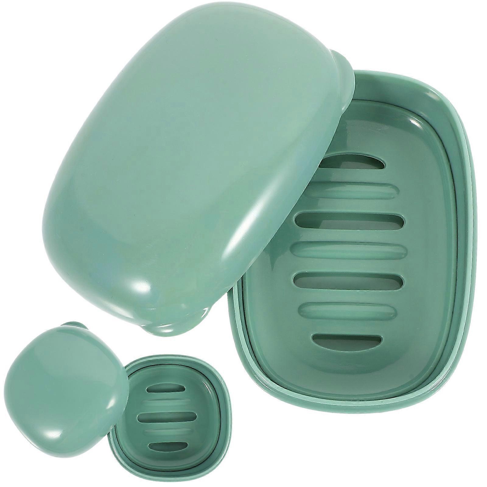 Household Soap Box Portable Soap Container for Bathroom 8Pcs