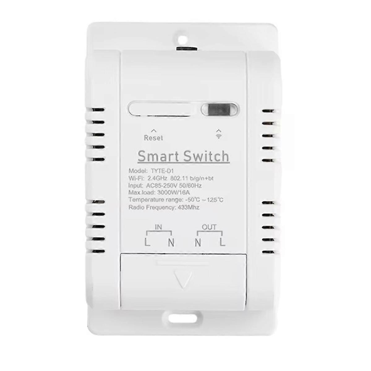Tuya 16A 3000W Smart Temperature Switch Power Monitor