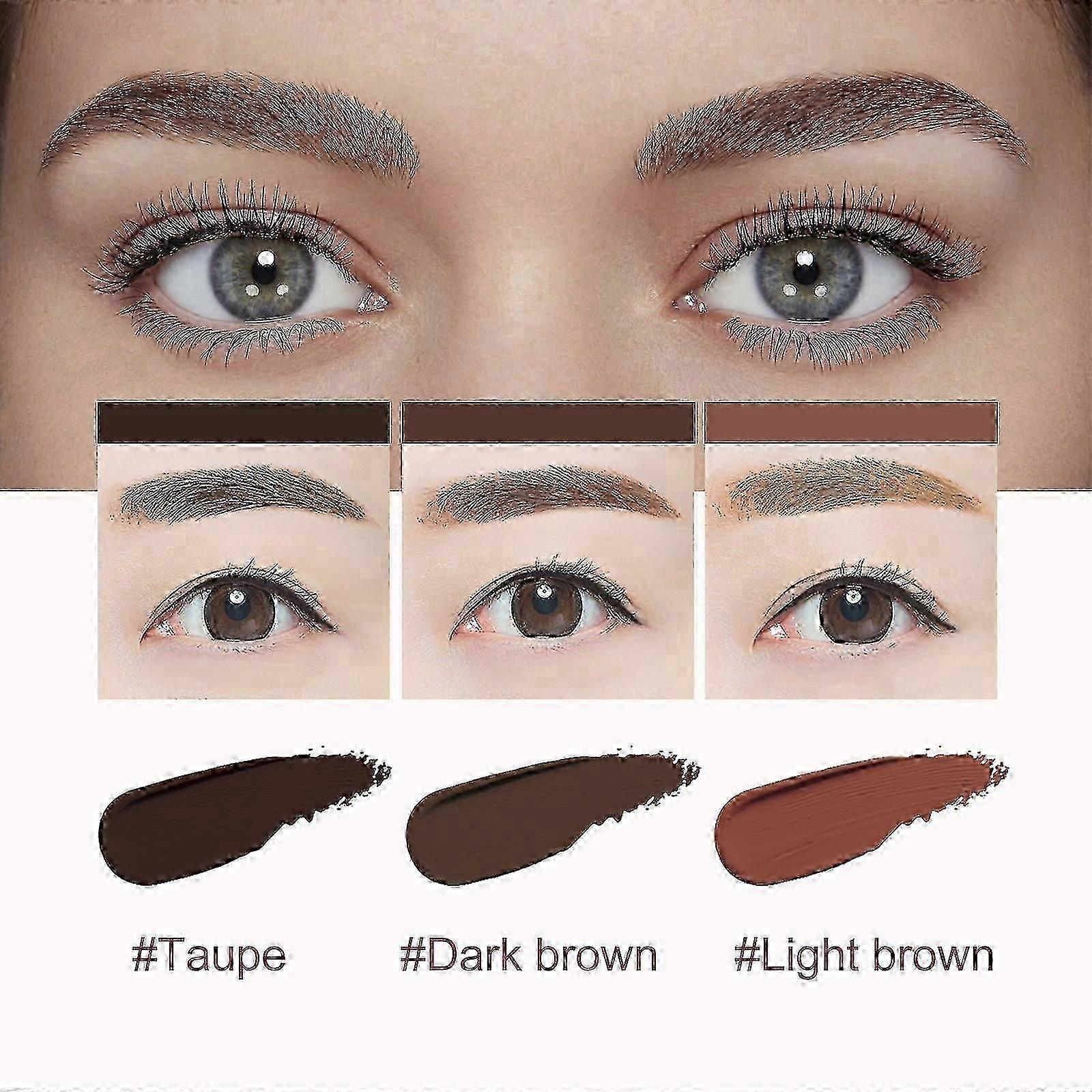 Eelhoe Multifunctional Eyebrow Brush Set Portable Eyebrow Brush Eyebrow Cream Beveled Wild Eyebrow Eyeshadow Contour Makeup Brush