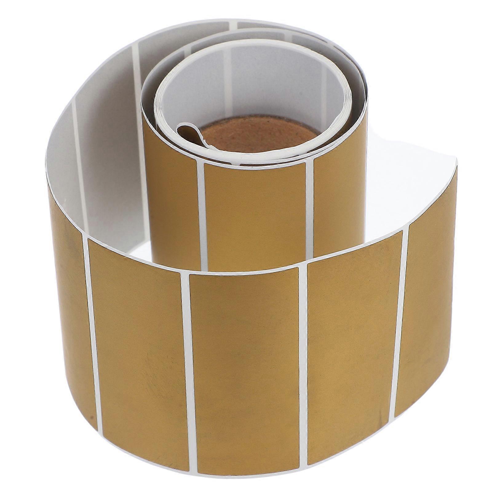 Scratch Off Sticker Paper Rectangle Coat for 120 Labels Roll Classroom