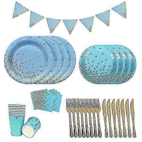 1 set Party Plate Set, Party Supplies, Party Decorations, Tableware Set, Disposable Plates