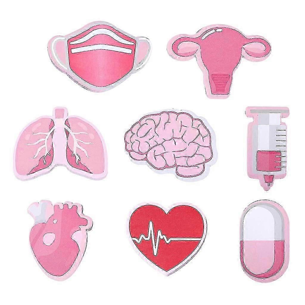8x Self-Adhesive Sticky Notes Medical Themed Post Notes Writable Memo Pads Gift myi