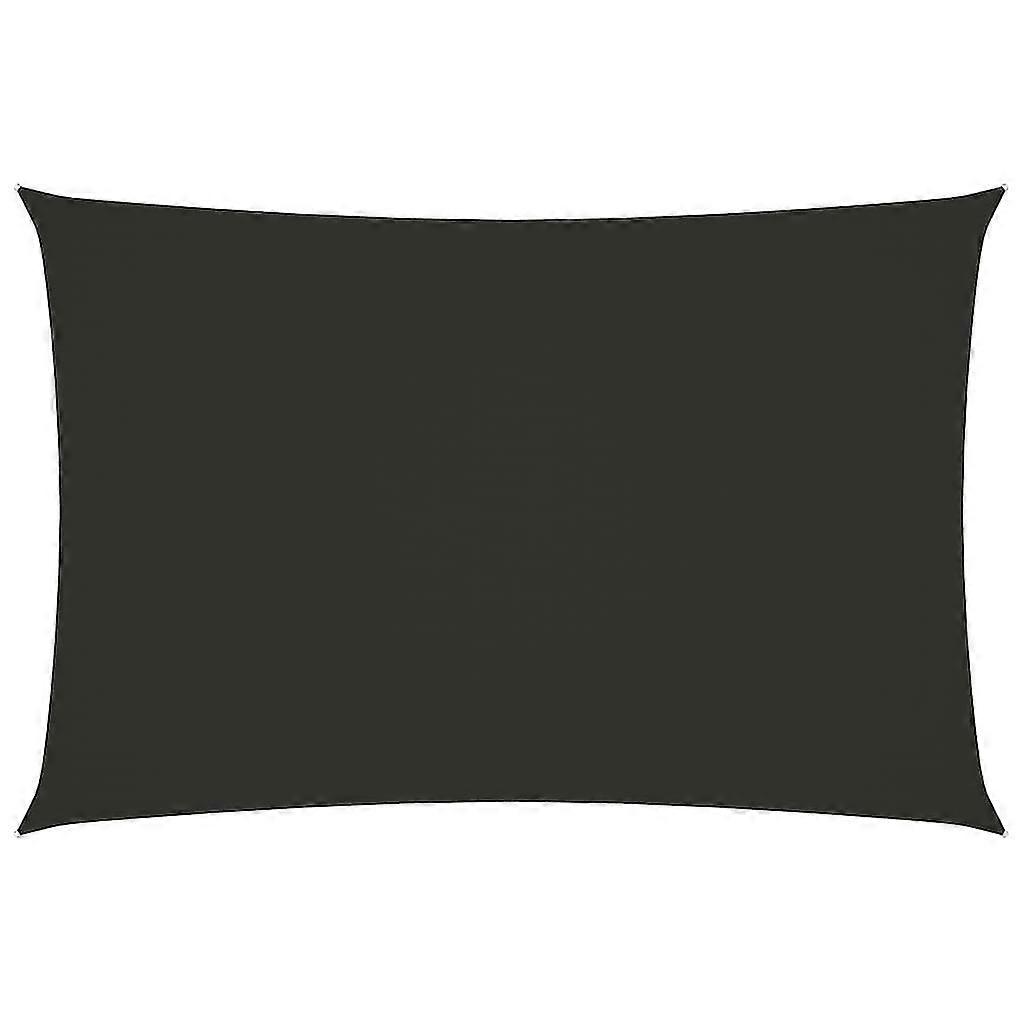 Sunshade Sail Oxford Fabric Rectangular 6x8 M Anthracite