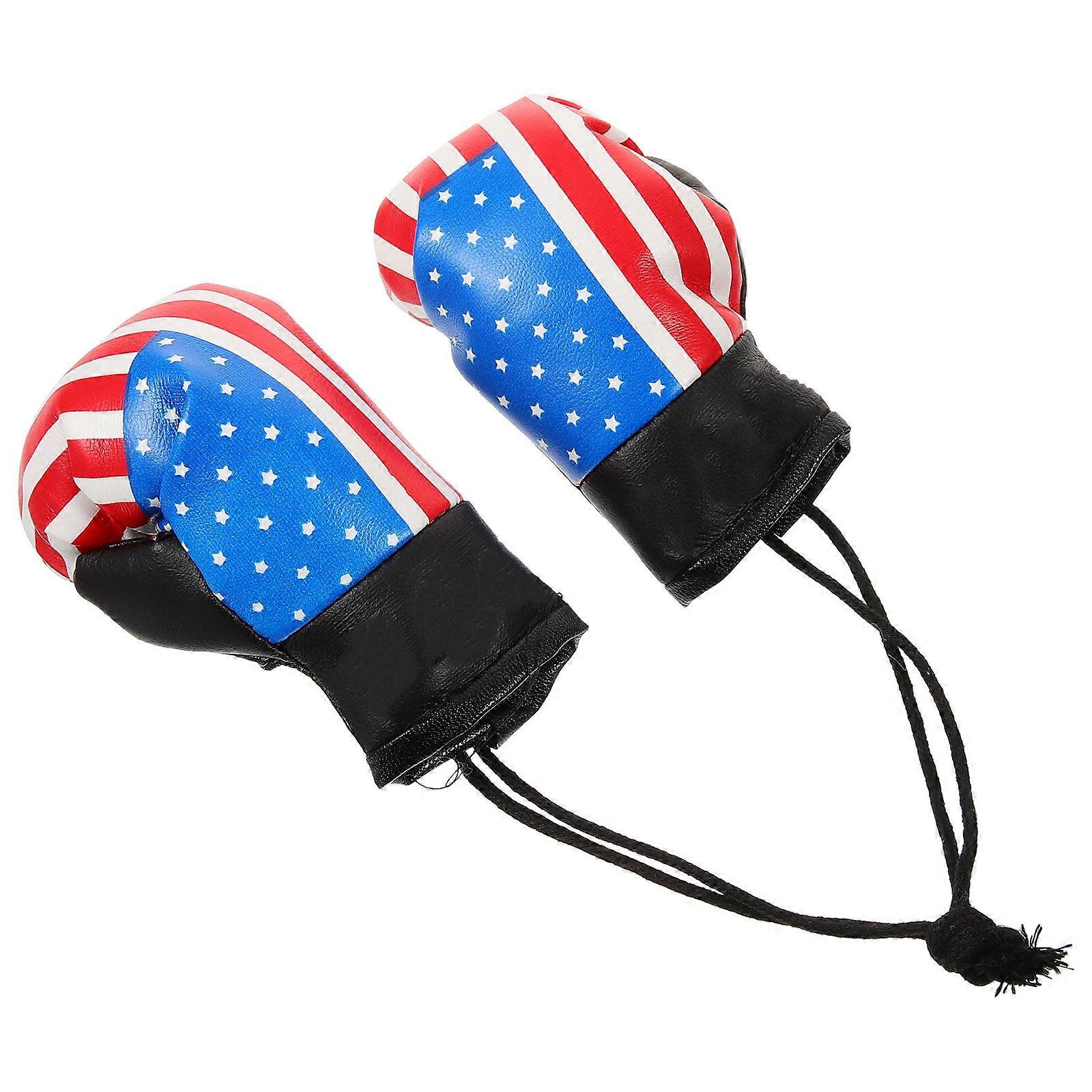 Boxing Mini Boxing Gloves for Keychain Decoration 3Pairs Durable PVC
