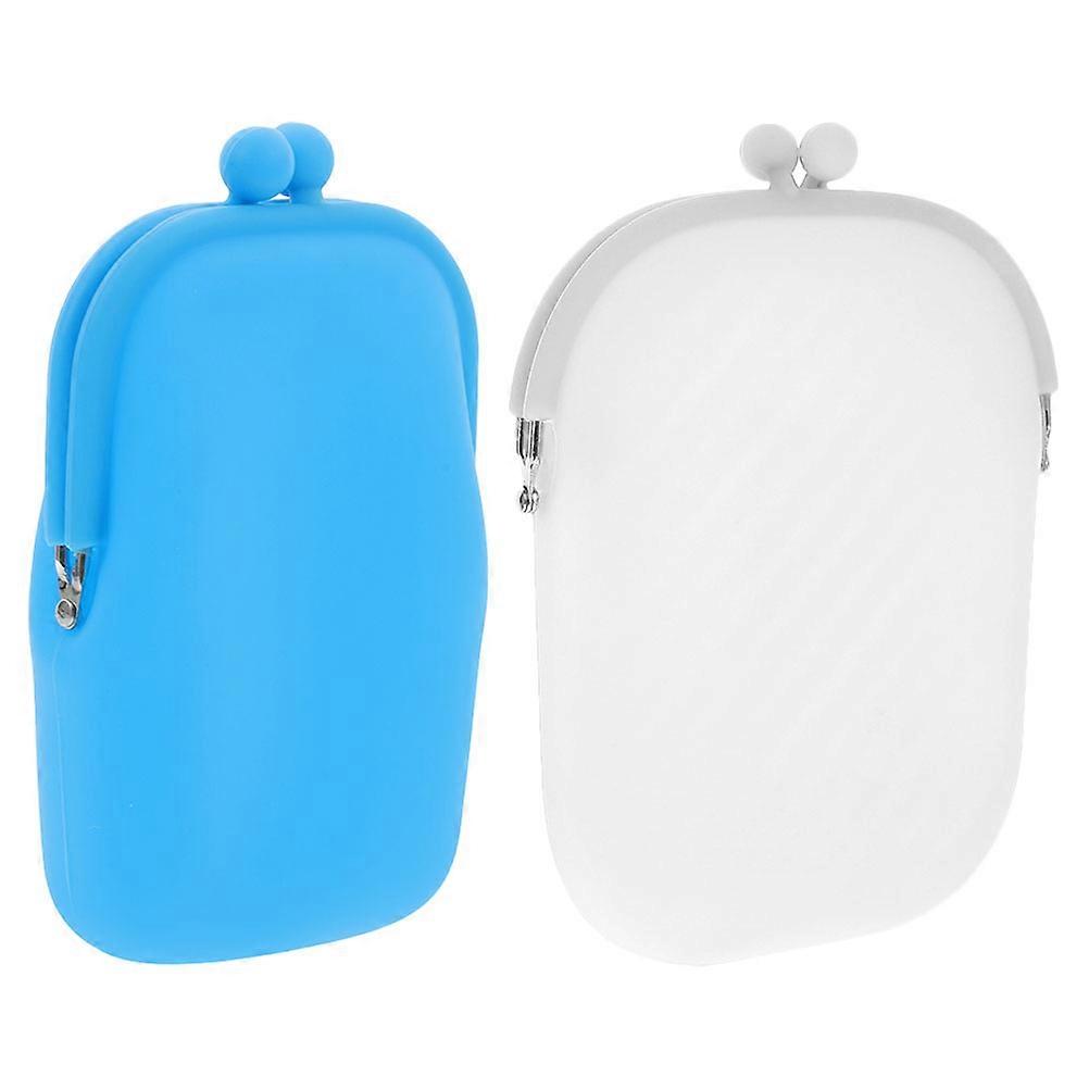 10Pcs Minimalist Silicone Coin Purse Suitable For Business Users Assorted Storage