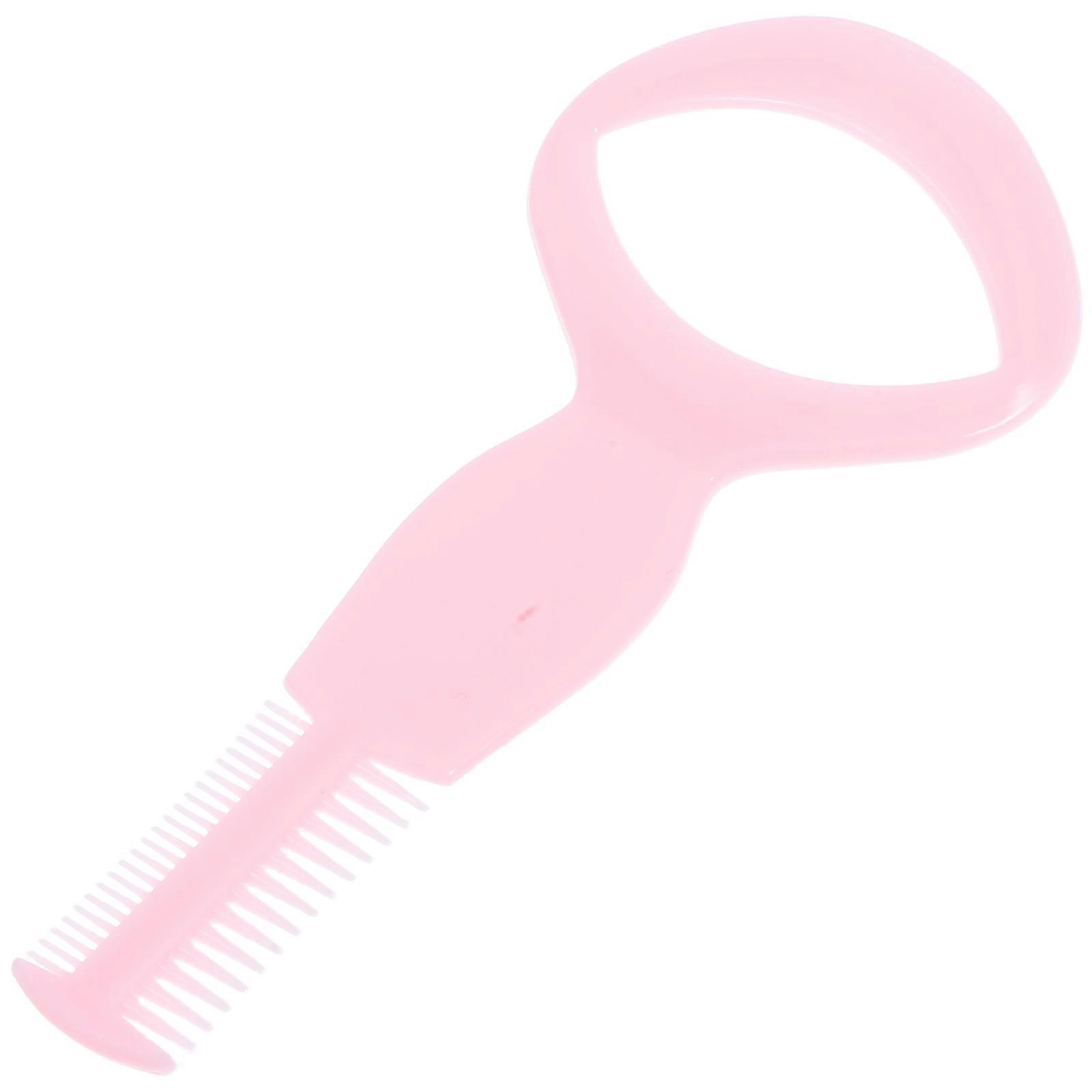 2Pcs 3-In-1 Plastic Mascara Applicator Guard Eyelash Eyebrow Comb Ideal For Personal Care And Makeup Routine In Random Color