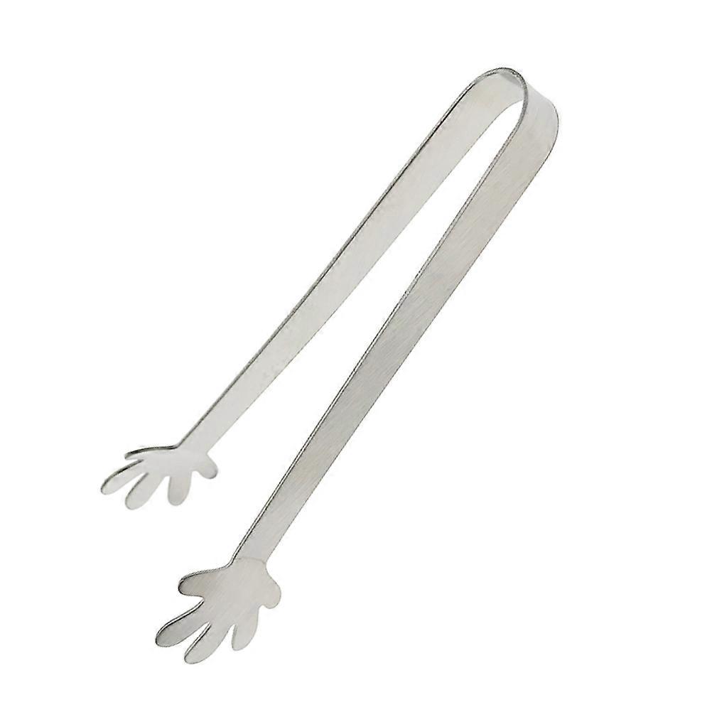 Lemon Slice Handling Stainless Steel Tongs For Home Gathering Party 12.5 X 2 X 3 Cm Simple Design 1Pcs