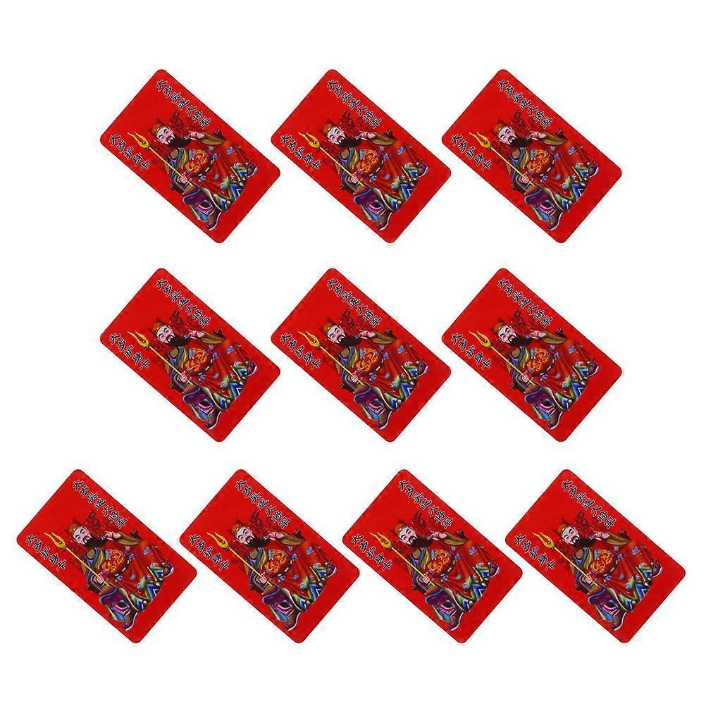 2025 Chinese Amulet Tai Sui Card 80 Pcs General Protection for People Born in the Year of the Snake with Multi Color Design